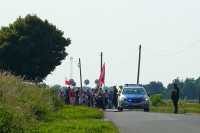 Druga piesza pielgrzymka z osiołkami szlakiem "Pani w słońcu" (15.06.2025)